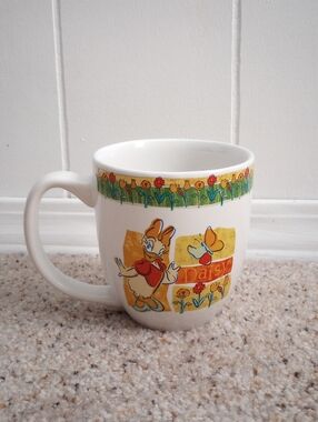 Disney Daisy Duck Cup Flowers Spring Cute Mug